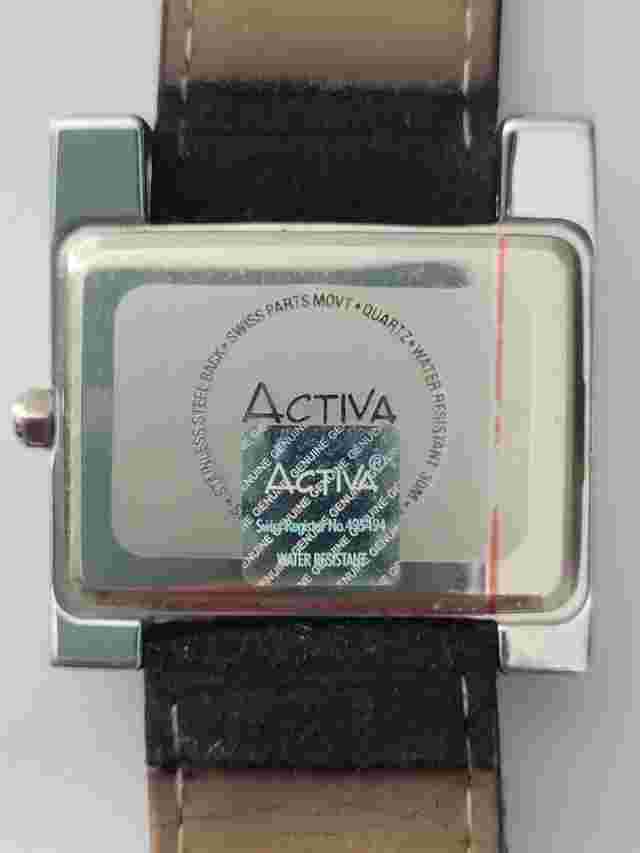 Activa Women's Quartz. Needs Battery. Swiss Made/Swiss mvmt. Sold As Is.