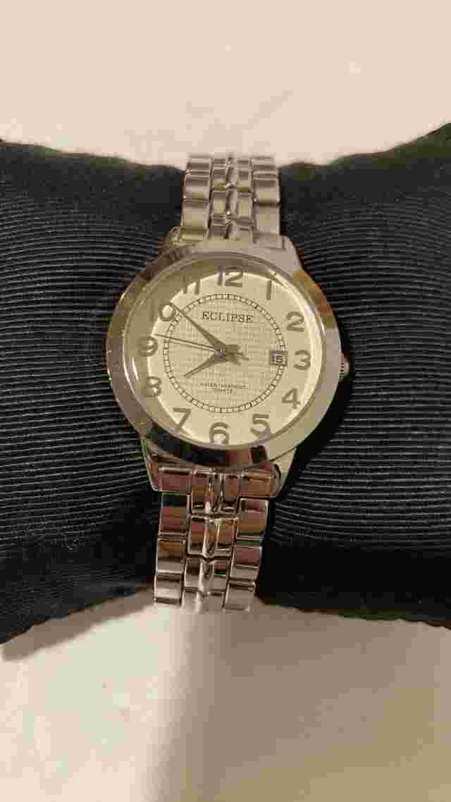 ECLIPSE Lady's Wristwatch WATCH PC22 With Date 100 Feet Water Resistant
