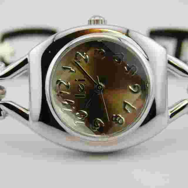 l.e.i. LEIL9334 Chain Bracelet Quartz Analog Women's Watch Sz.7 1/2" New Battery