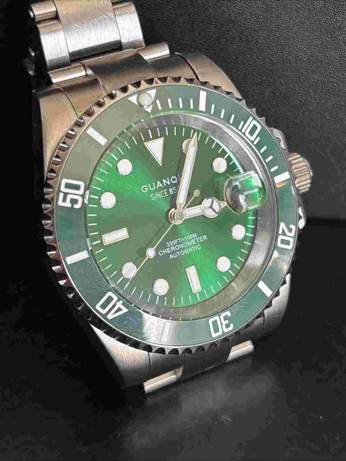 GUANQIN GW16199 NH35 Automatic Sapphire 100M Dive Watch LUXURY Ships From USA