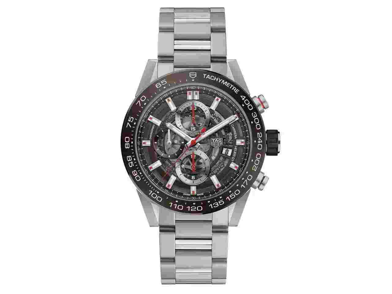 TAG Heuer Carrera Brown Skeleton Men's Watch - CAR201U.BA0766
