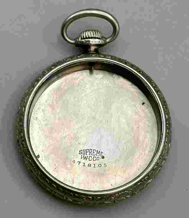 IWC Supreme 12s Pocket Watch Case Open Face Watches 10K GF 18 Grams