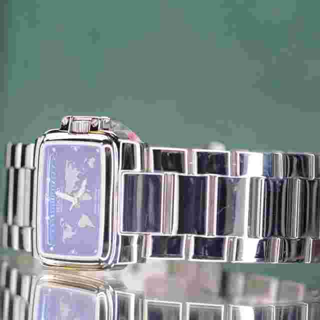 BEUCHAT OCEANIUM DIVERS WOMENS WATCH BLUE DIAL STAINLESS STEEL 100M