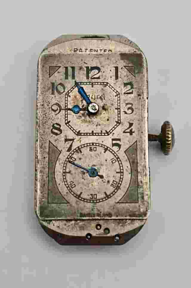 Vintage Gruen Techni-Quadron 877 S Gold Filled Doctors Watch As Is