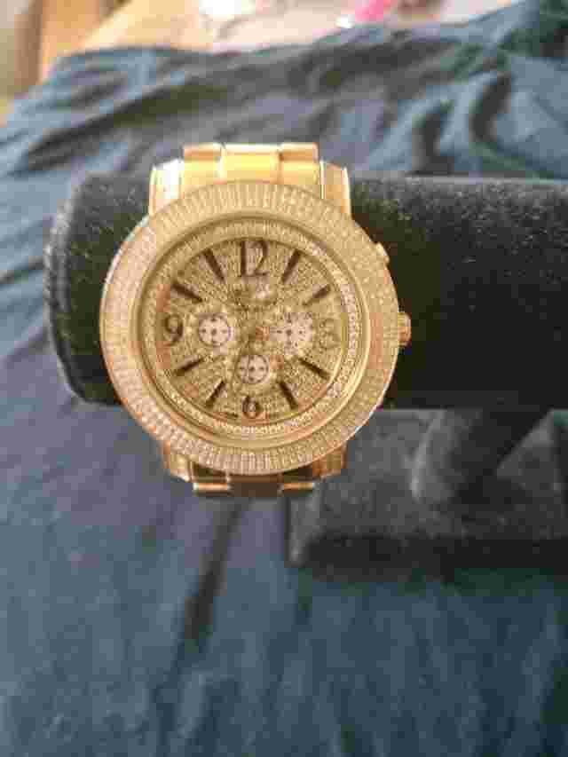 mens watch ice time diamond