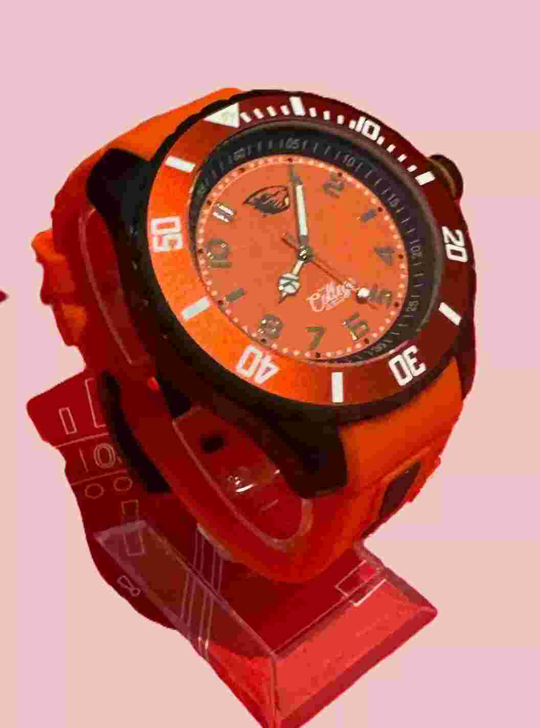 KYBOE!"THE COLLEGE WATCH EDITION" 48MM,ORANGE/ORANGE 10 ATM WR, UNISEX ADULT
