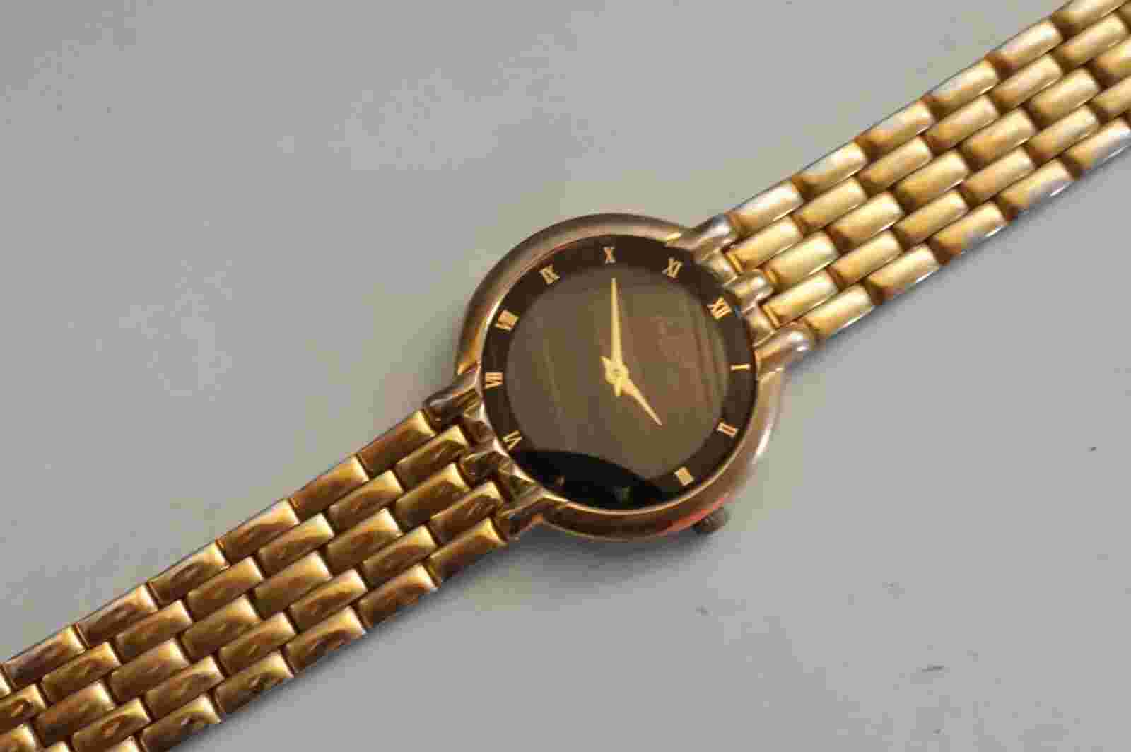 RS0220-164: Osco Quartz 30m Gold Plated Wristwatch