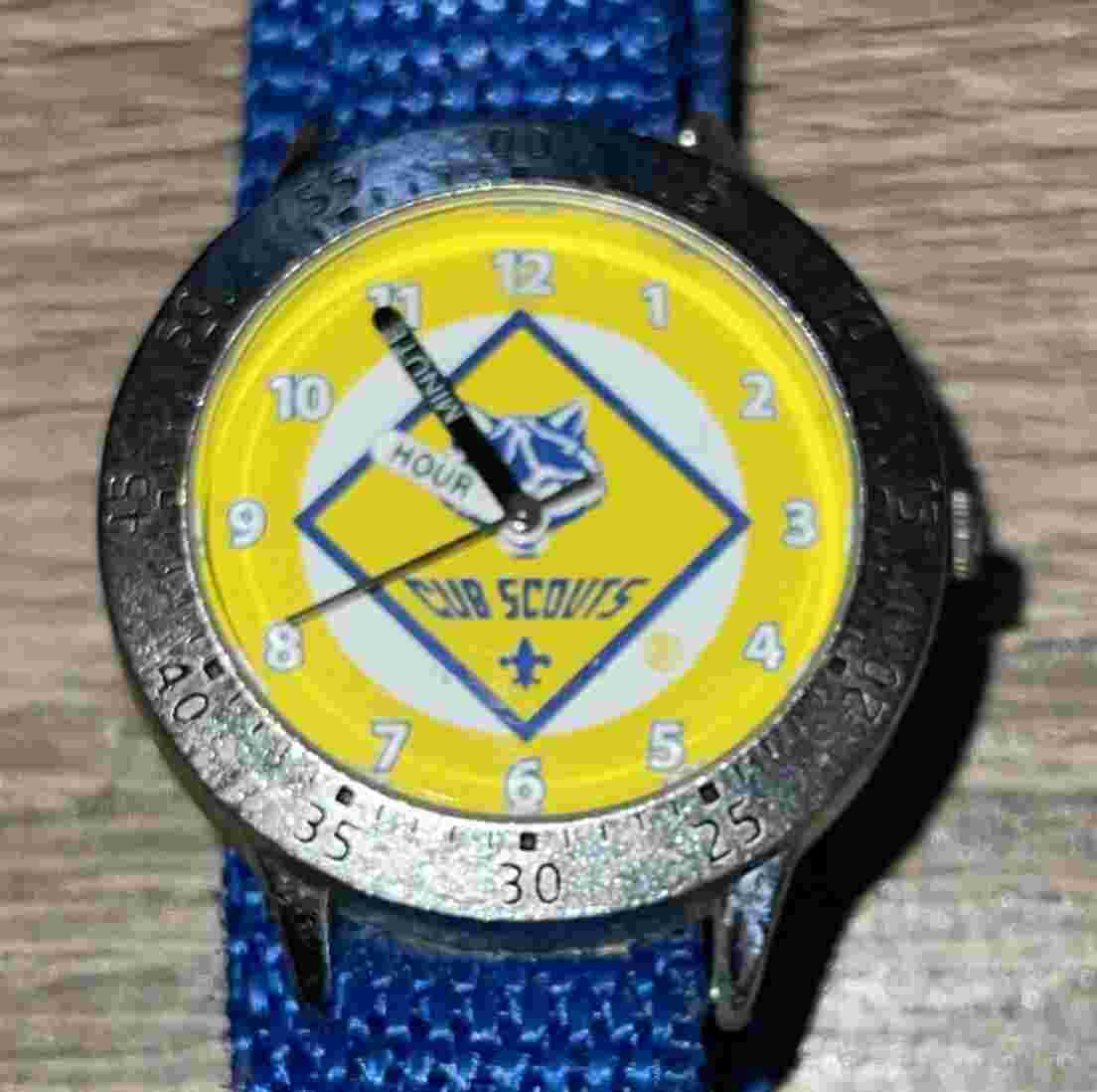 Suntime Sun Time Cub Scout Wristwatch Watch