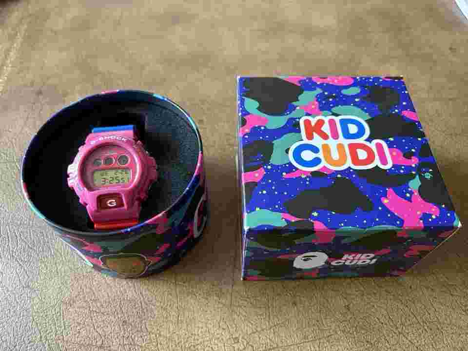 Bape Casio G-shock DW-6900 Bape x Kid Cudi x