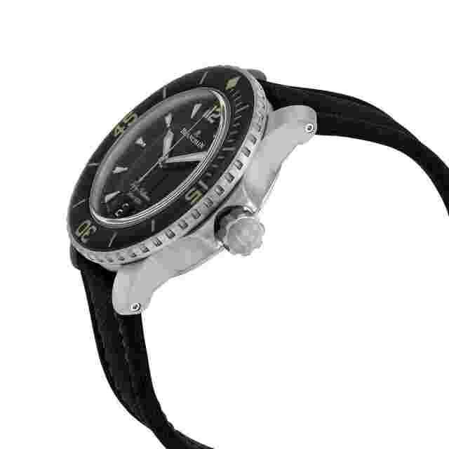 Blancpain Fifty Fathoms Grande Date Automatic Black Dial Men's Watch