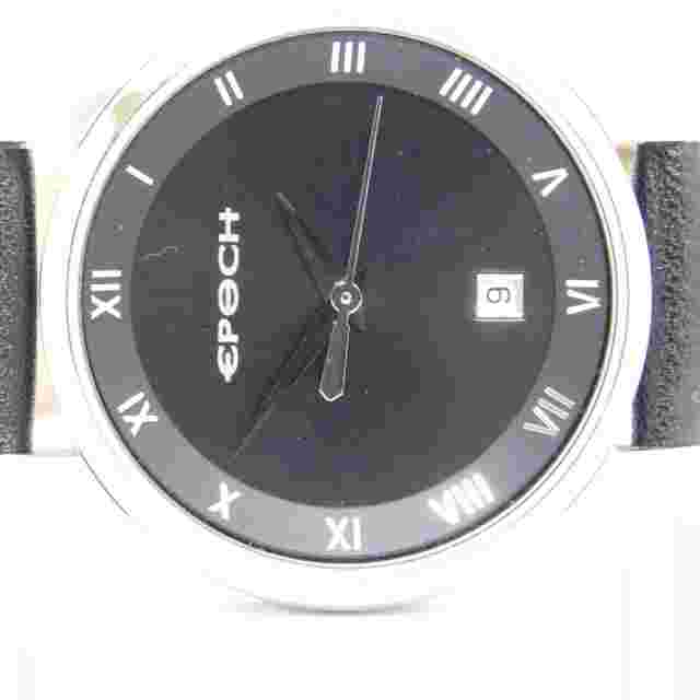 EPOCH Genuine Leather Quartz Analog Women's Watch New Battery