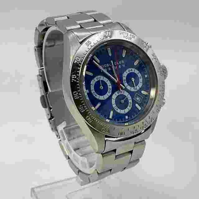 Nicole Chronograph mens Quartz Watches bluedial