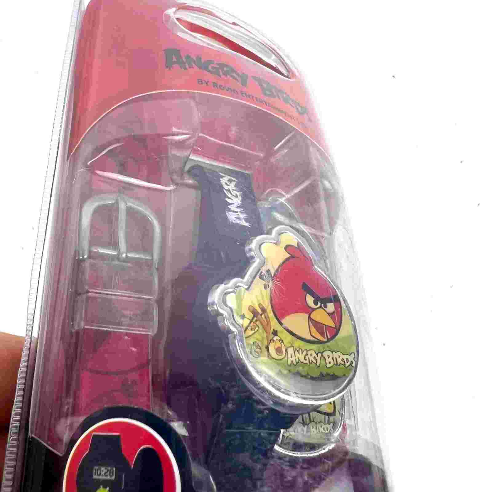 2012 Angry Birds LCD Wrist Watch w Interchangeable Tops & Straps by ROVIO - NIP