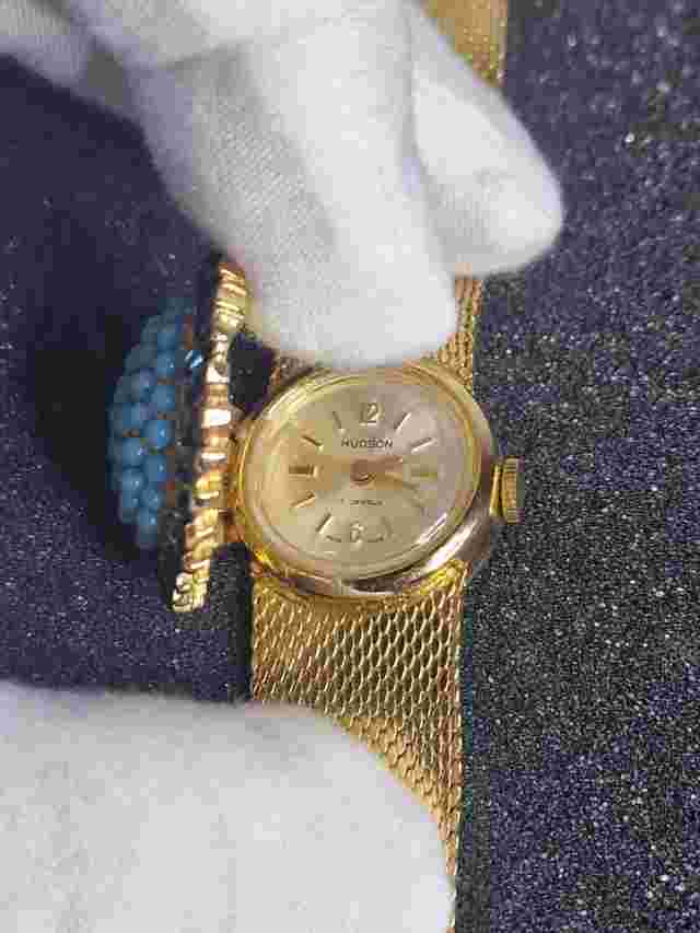 Vintage ladies jewelry watch with hand-wound movement, late 60s