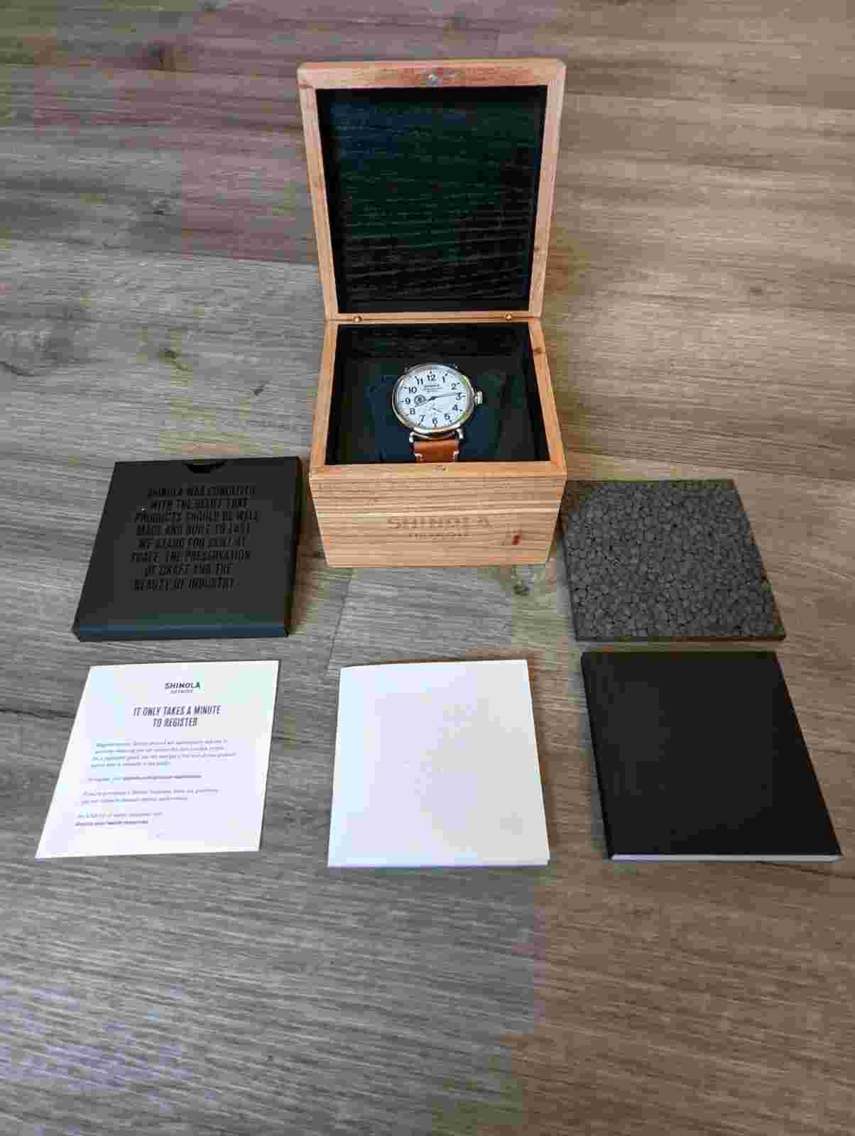 Trump Shinola Runwell POTUS 47mm Watch Presidential Seal White House VIP Gift