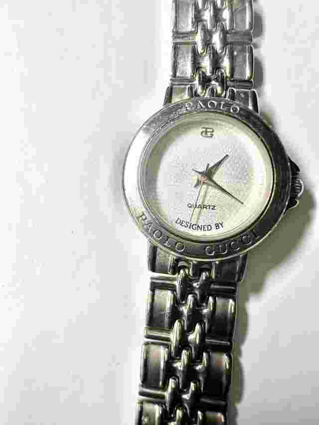 Paolo Gucci Watch Vtng. Elegant Two-tone Wristwatch -Needs new Battery