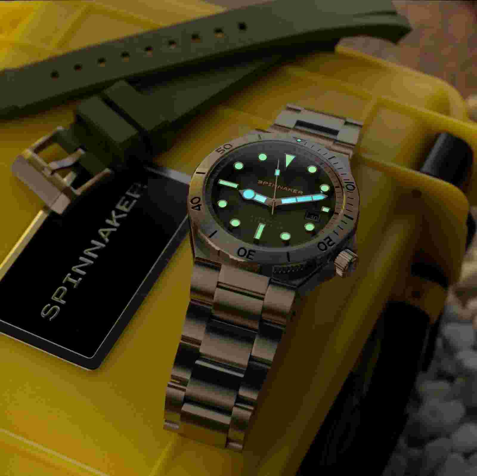 Spinnaker Boettger Dark Olive Automatic Men’s Watch Limited Edition Timepiece