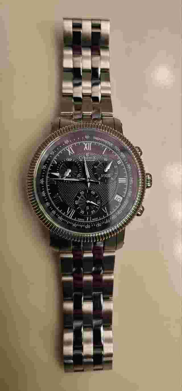Charmex of Switzerland S3053 President Quartz Chronograph Blue Dial
