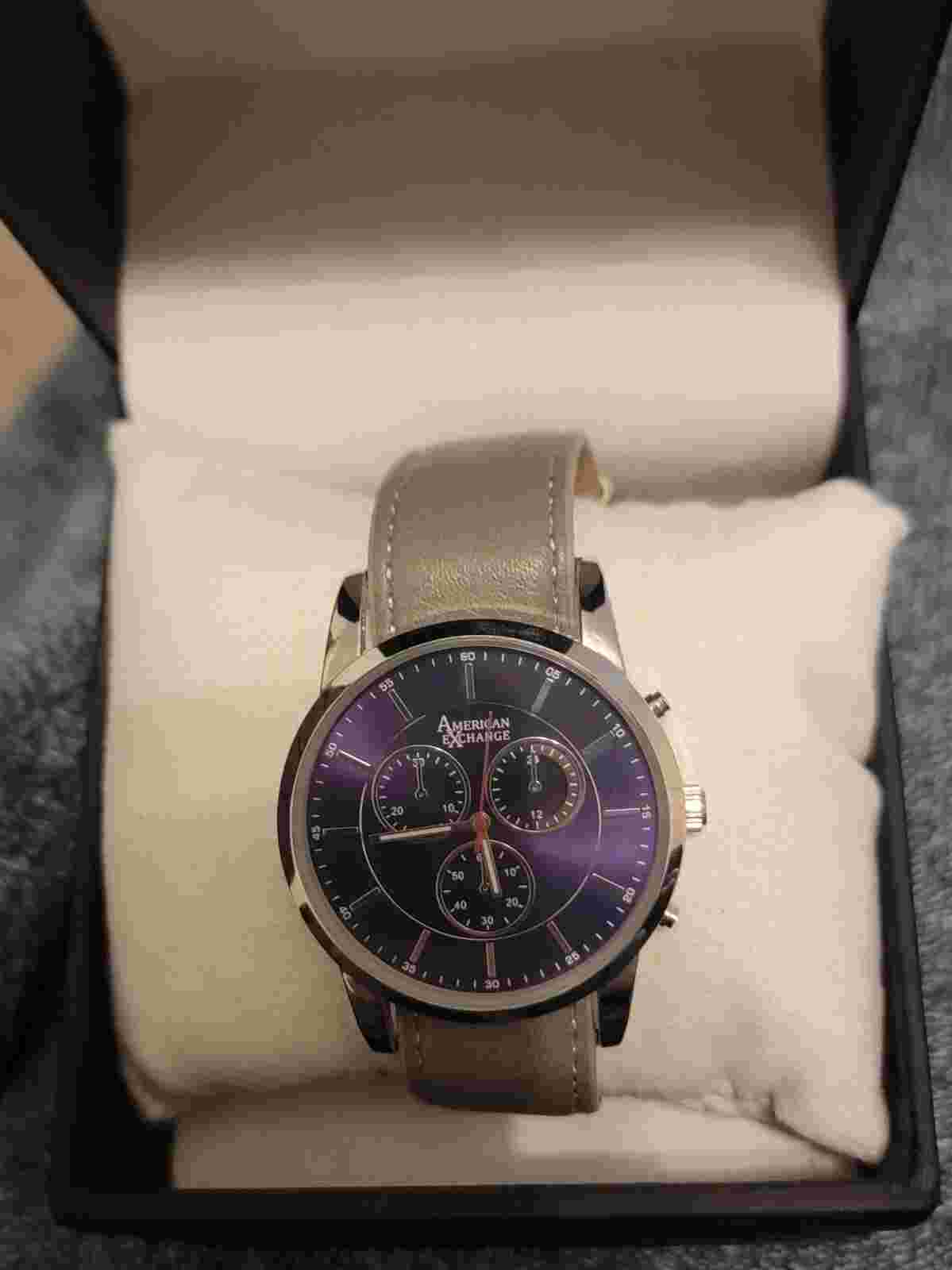 American Exchange Men's Watch with blue dial