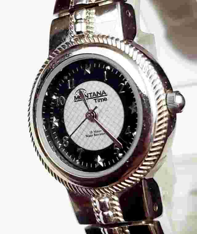 RARE UNIQUE Women's CUFF Watch MONTANA TIME MT812
