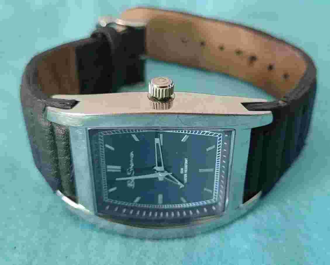 BEN SHERMAN Men's Analogue Quartz Watch Blue Dial Water Resistant 50 Metres
