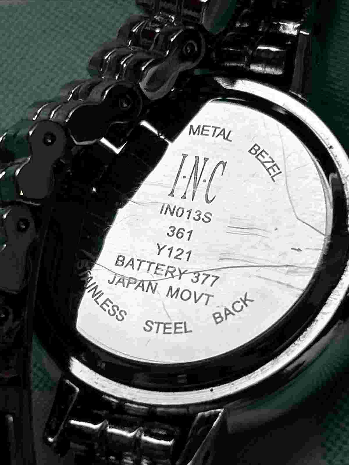 INC Silver Tone Women’s Quartz Watch