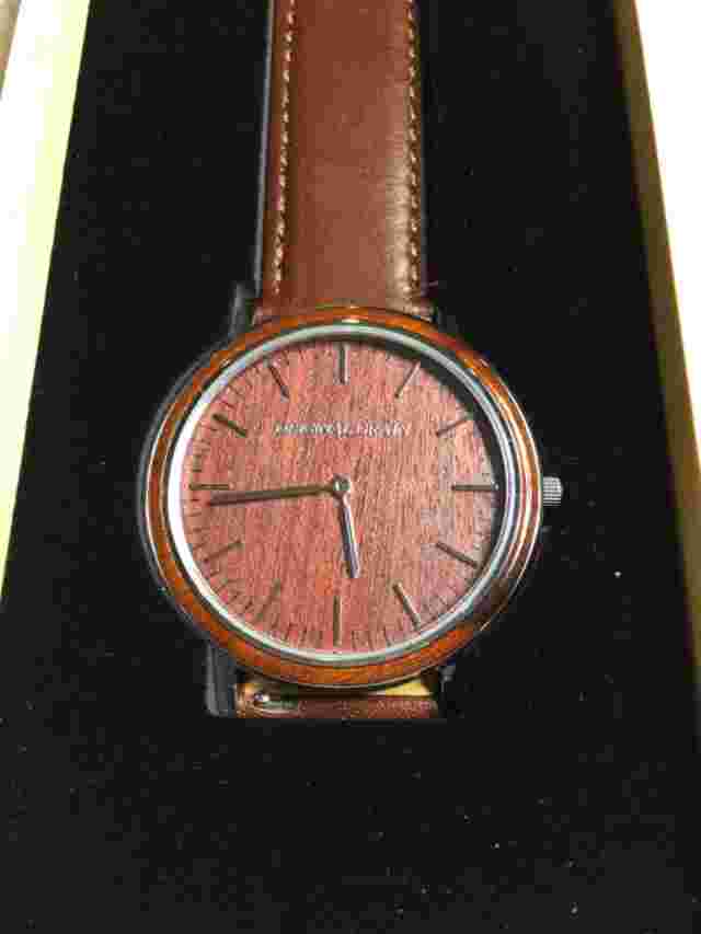 Original Grain The Minimalist Rosewood Chrome Mens Watch OG-4020-01-R-BR-WD
