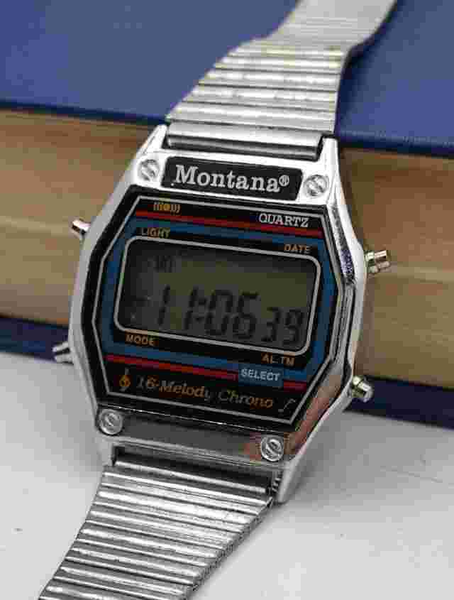 Watch Montana Vintage Digital Alarm Melody Chrono Retro Legend Soviet Union #1
