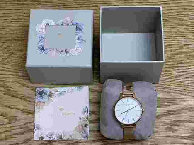OLIVIA BURTON RAINBOW OB16RB24 White Ladies Brand Watch New