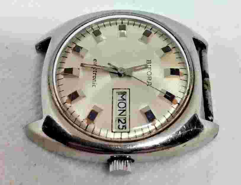 Vintage Men's Watch Bifora B11 Electric Made in Germany 1971