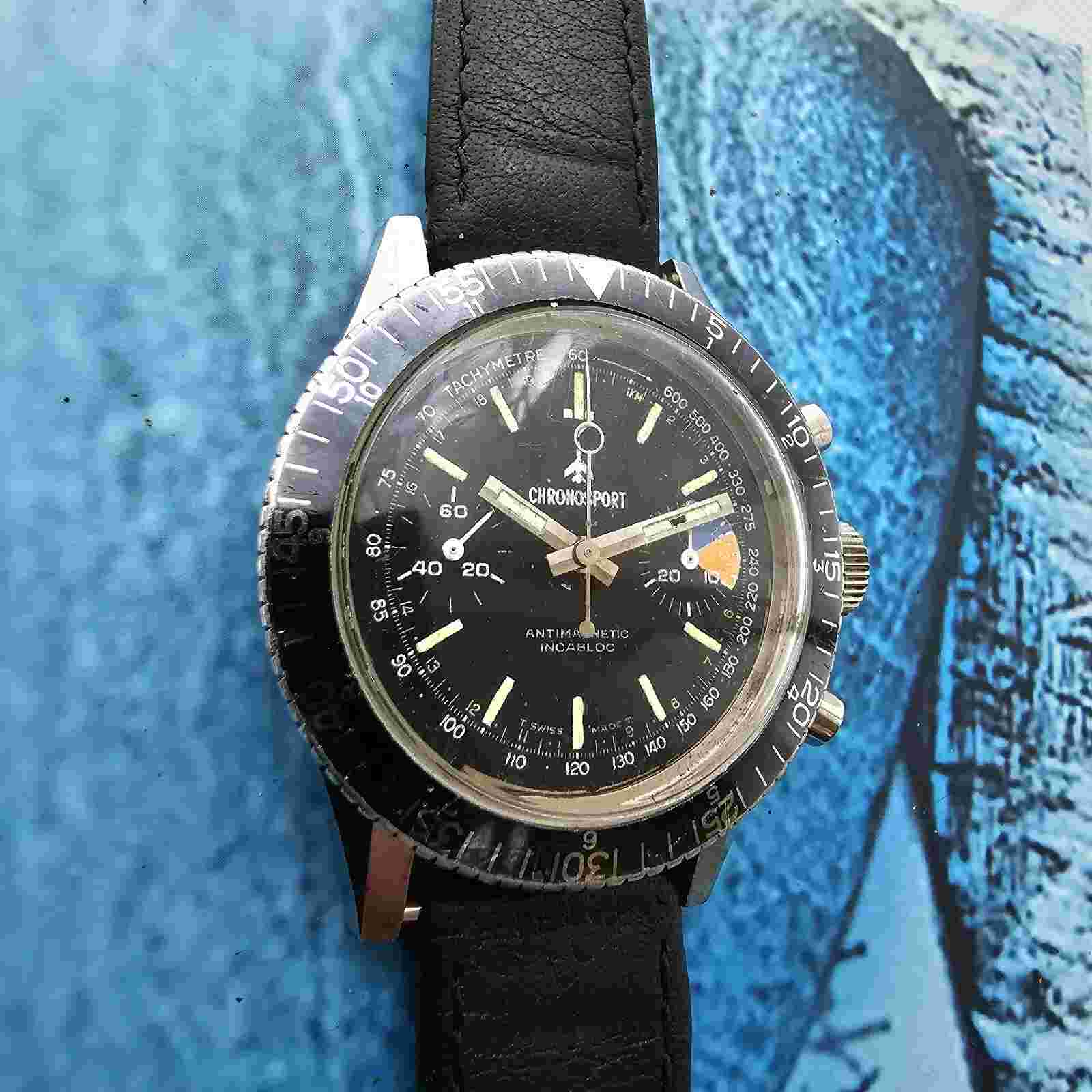 Vintage Chronosport Divers Chronograph Men's Watch