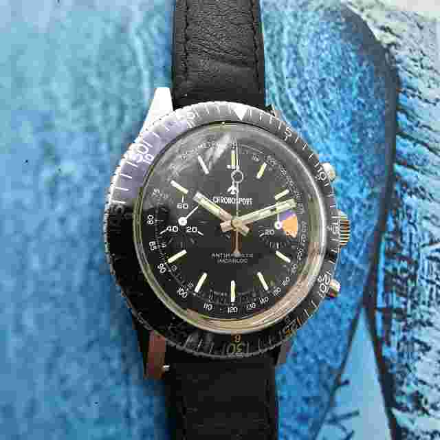 Vintage Chronosport Divers Chronograph Men's Watch