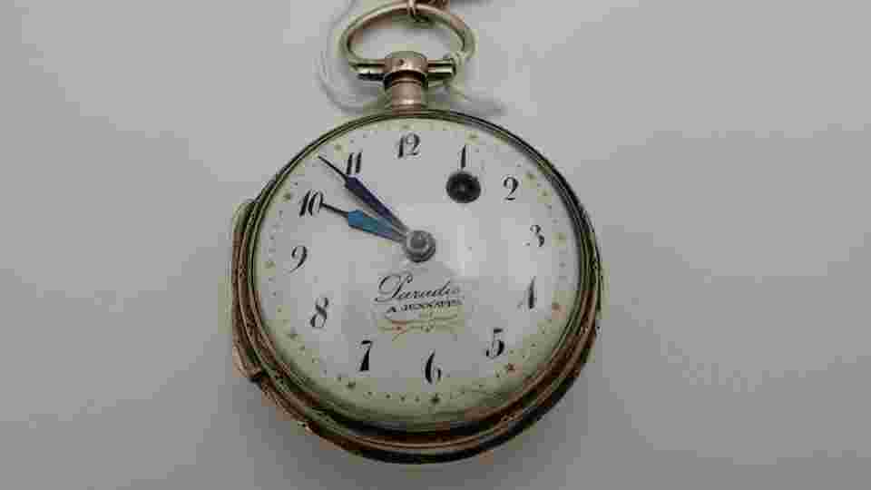 1790's Antique Fusee Pocket Watch French revolutionary war first battle Jennappe