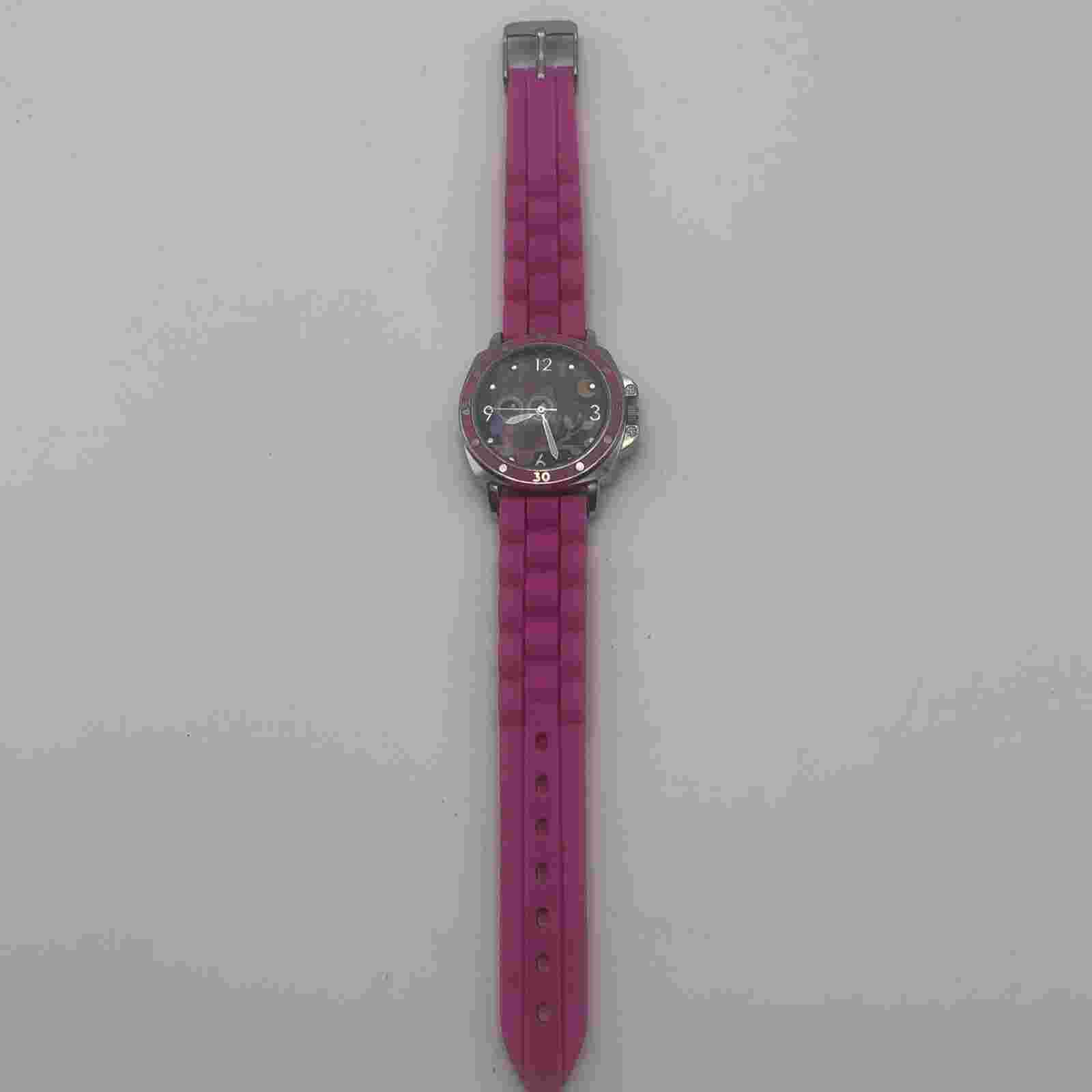 LIMITED TOO Owl QUARTZ WATCH SILICONE Pink Band KIDS