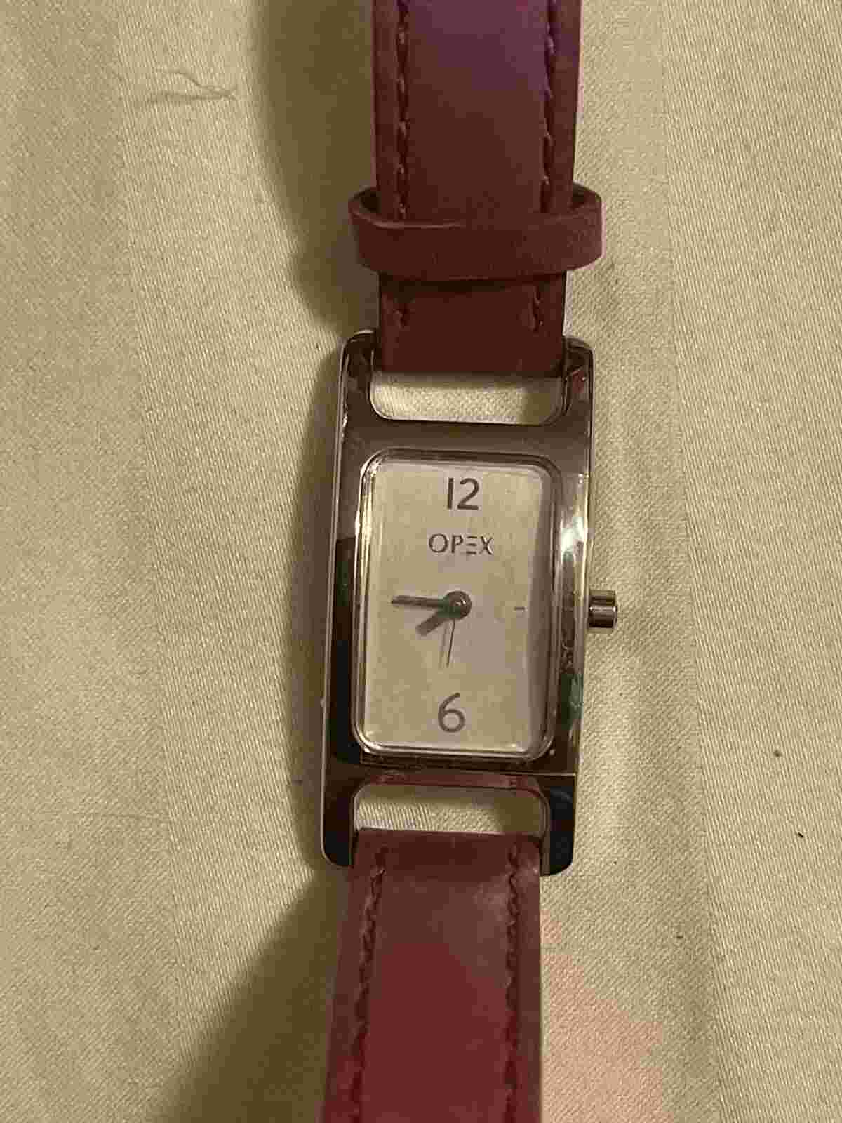 Opex Paris Stainless Steel/Leather Band/Additional Band/New/Tags/Box/New Battery