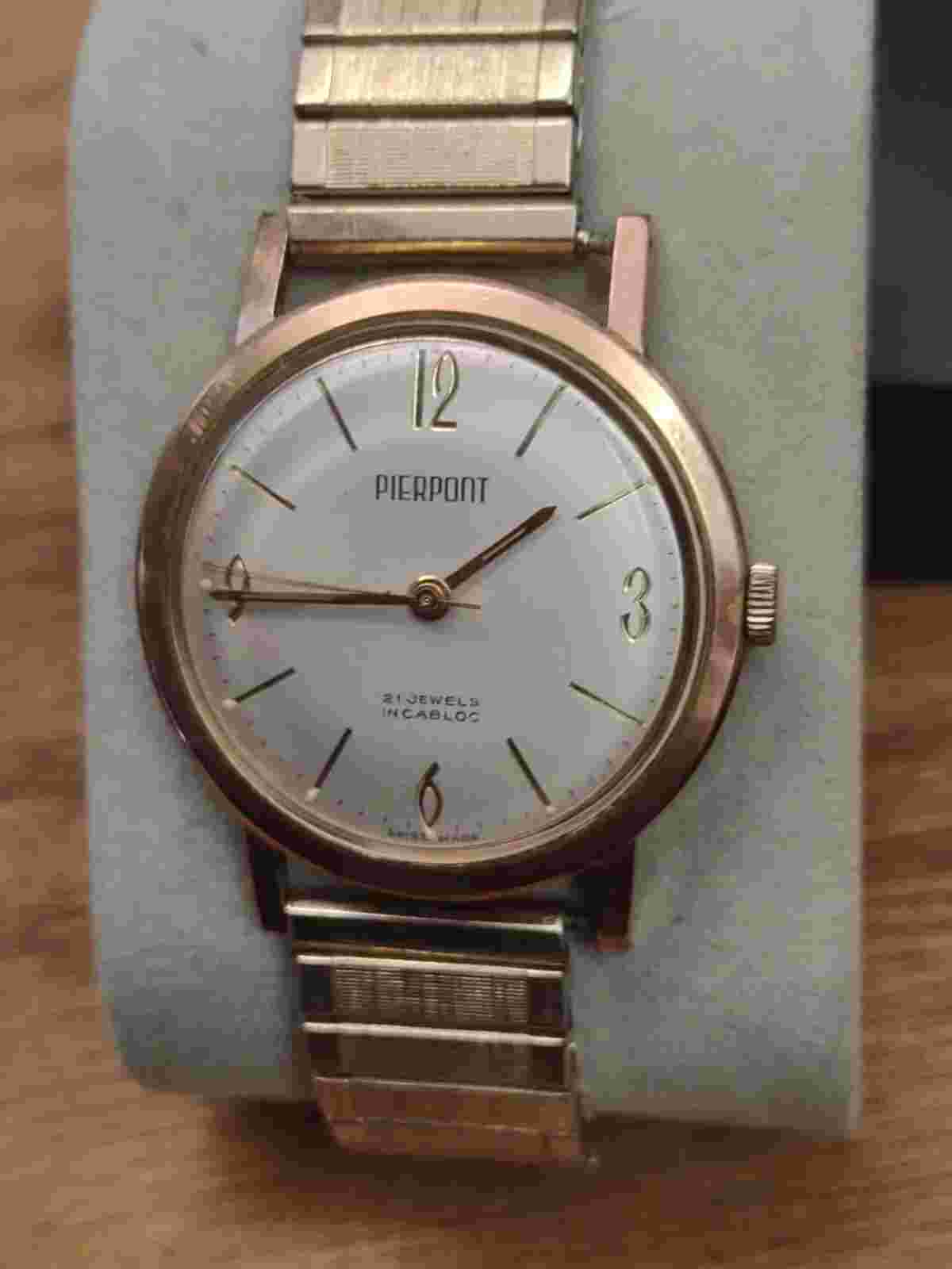 Pierpont Vintage Watch Swiss Made Runs