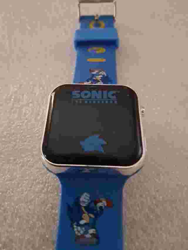 Sonic The Hedgehog Digital Watch Working (Tested)