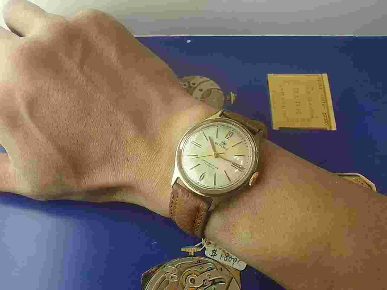 70'S VINTAGE SWISS BELFORTE BY BENRUS MANUAL WIND MENS WATCH 34MM