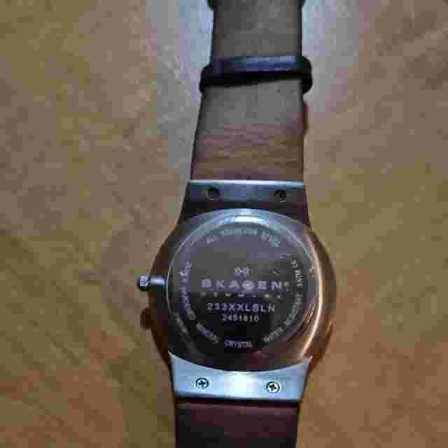 [Skagen] Sundby Titanium and Charcoal Steel Mesh 233XLTTN Men's Watch