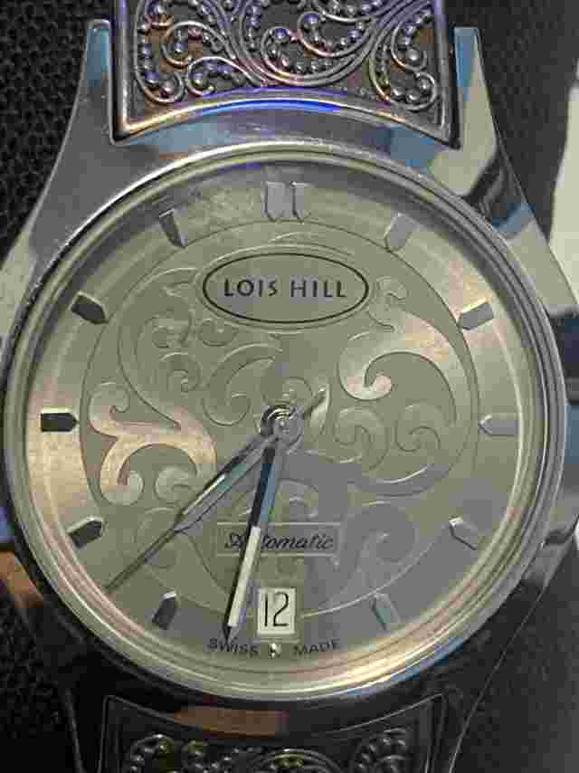 LOIS HILL Women's SWISS Watch  Sterling Silver Bracelet