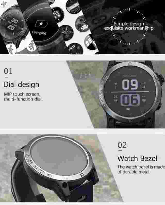 NORTH EDGE Cross Fit 3 Amoled Wristwatch Smartwatch / 10 Day Delivery.