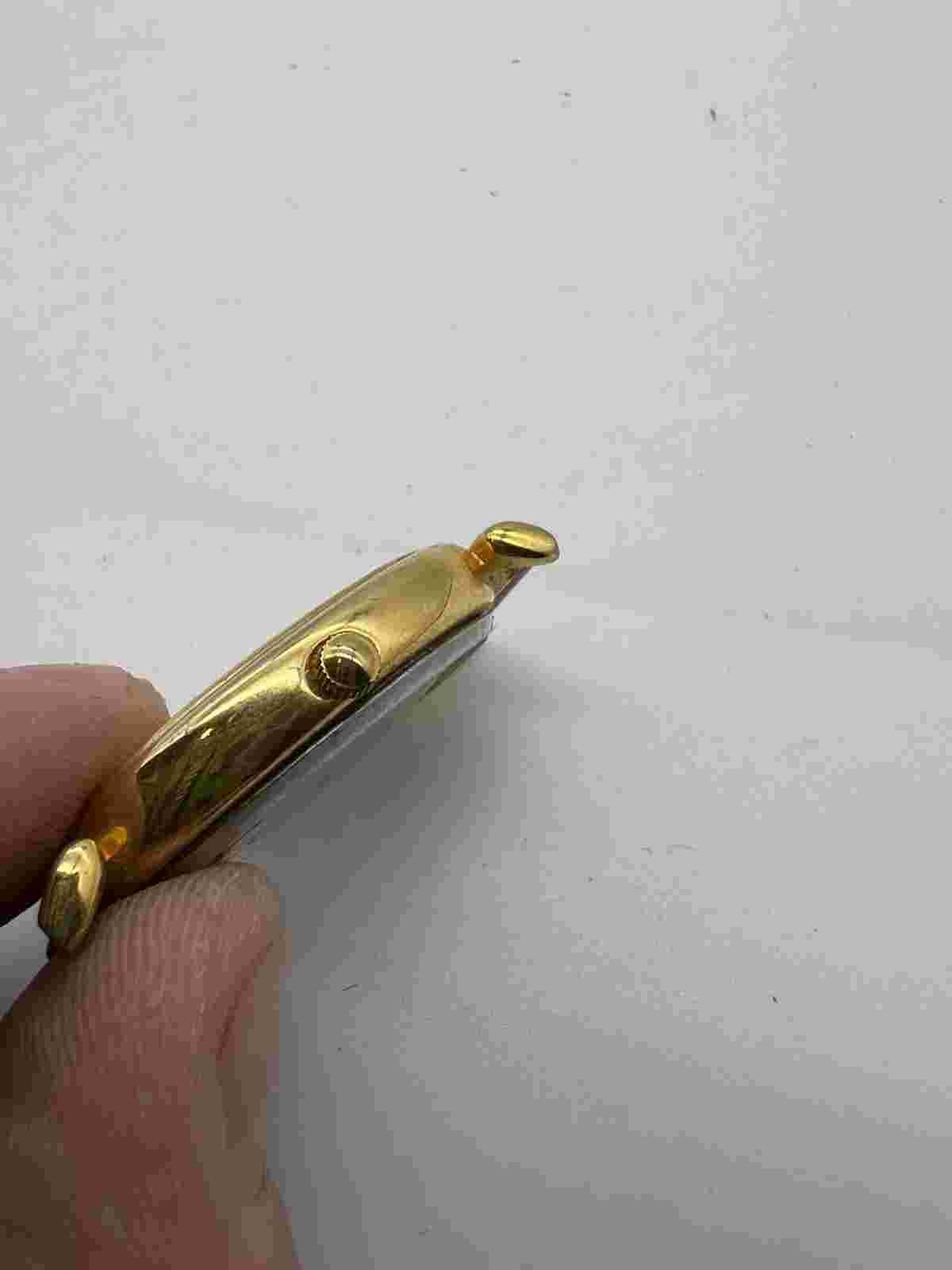 Newport Gold Tone Women’s Oval Watch No Band