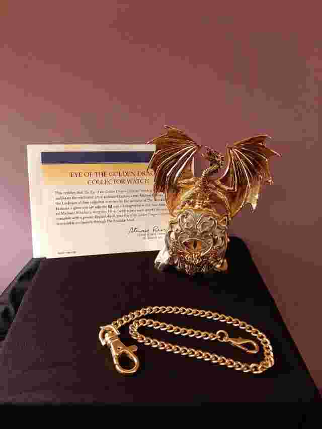 Franklin Mint Dragon pocket watch