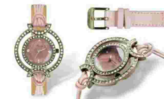 Romilly 14027 Women's Reef Knot Collection Light Pink Leather Unique Watch