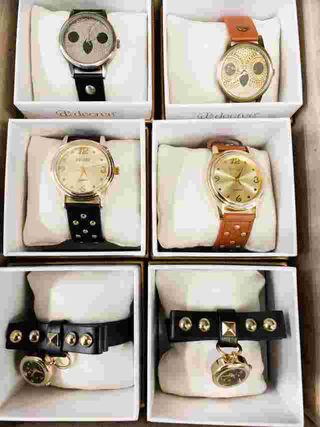 Wholesale Lot Of 6 Women’s assorted Decrees Analog Wrist Watch NEEDS BATTERIES