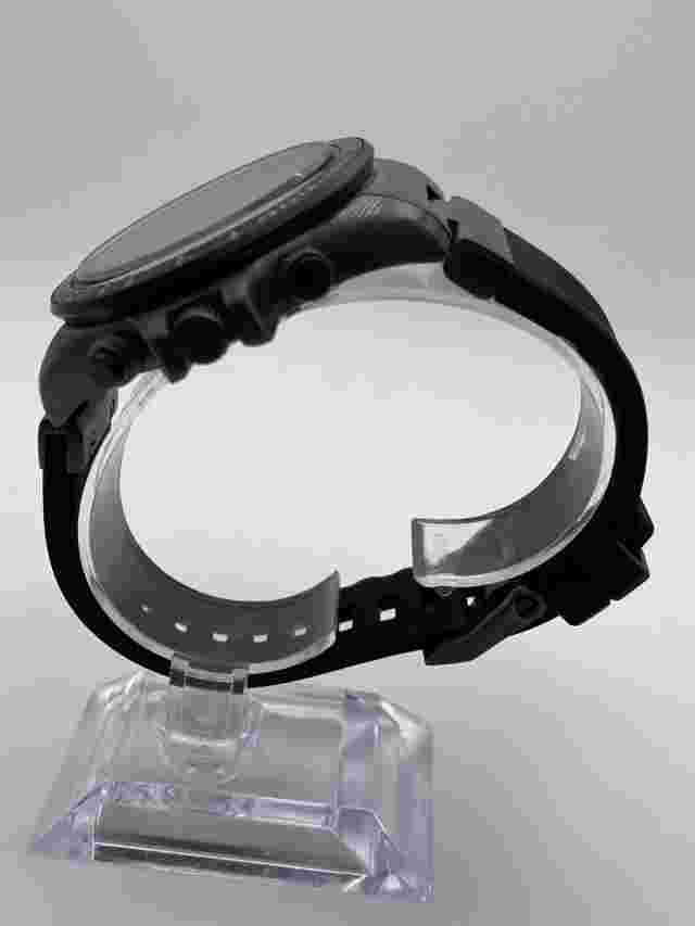 vestal Zr2 chronograph 45mm quartz mens watch black rubber strap Large 10 ATM