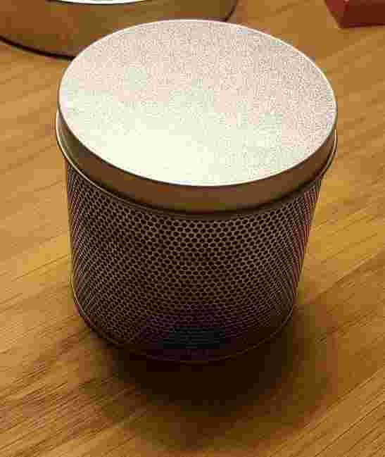 Ladies/older girls silver square face watch with a yellow/goldish snakey strap