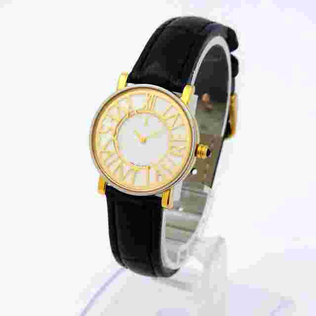 Saint Laurent Watch Wristwatch YSL Cassandra Gold White Women's Authentic