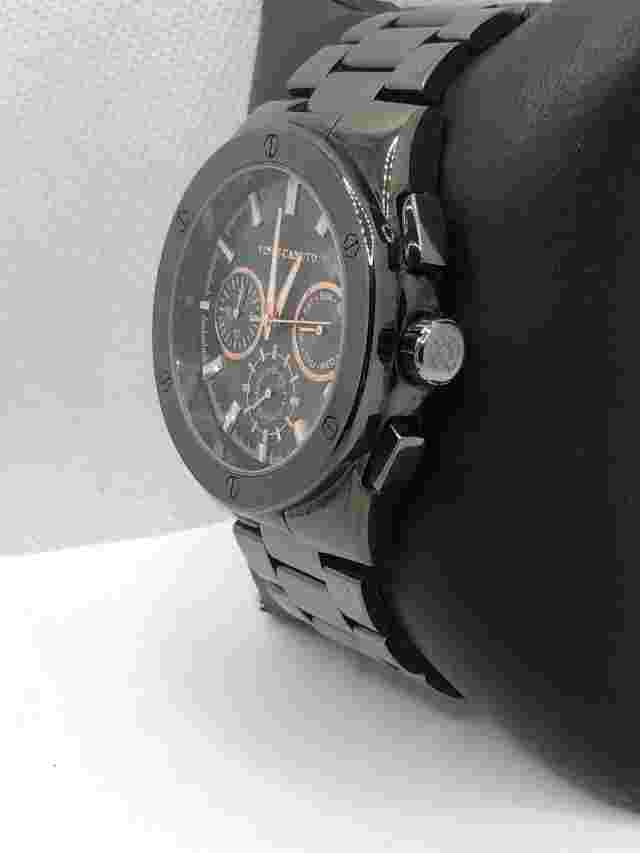 Vince Camuto Unisex Stainless Steel Analog Grey Dial Quartz Genuine Watch OP107