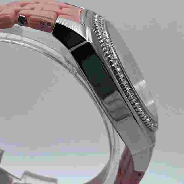 Tommy Bahama Watch Relax Womens Date Gem Set Bezel Pink Band Pearl Look